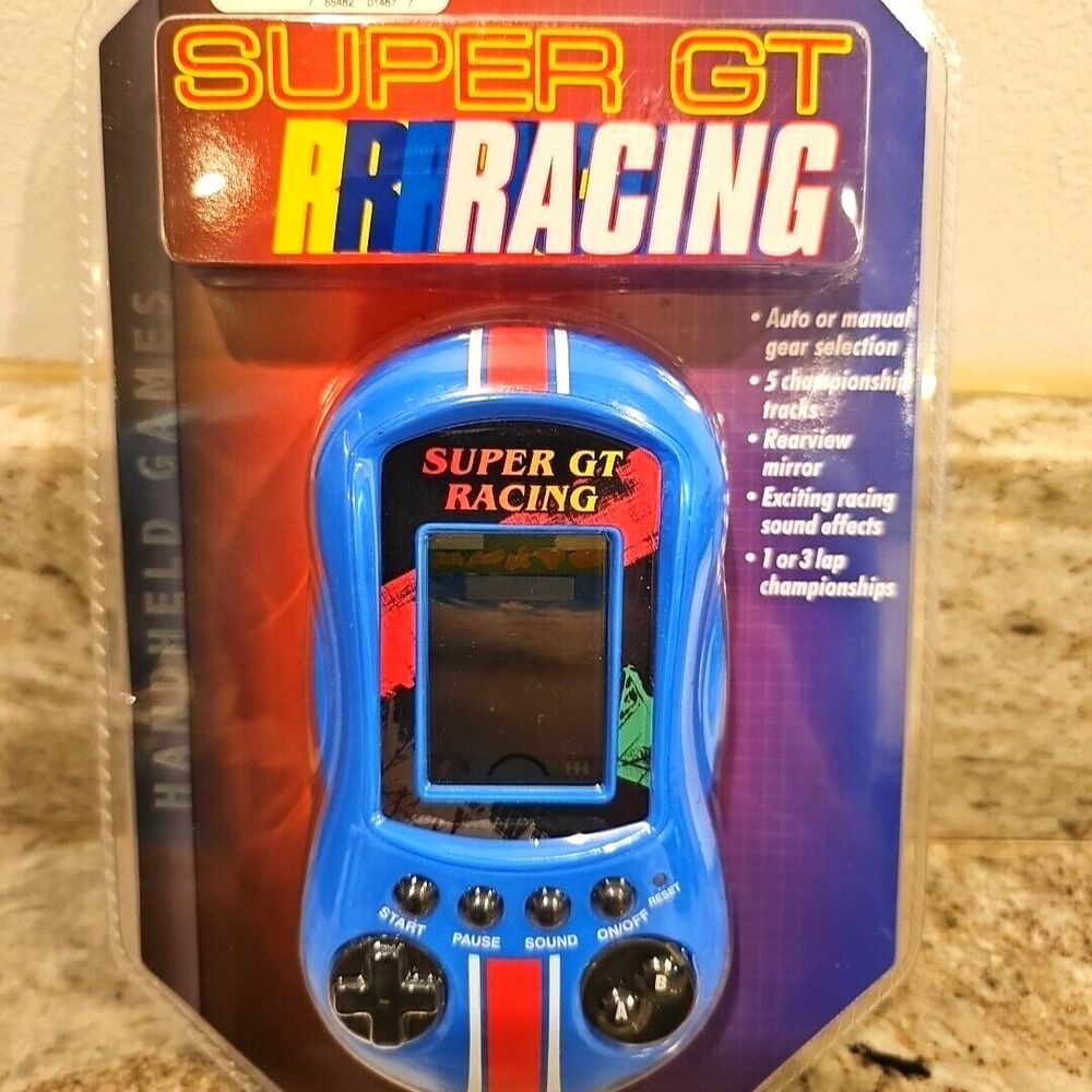 Super GT Racing Handheld Video Racing Game in Package